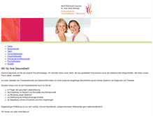 Tablet Screenshot of frauenaerztin-berenbostel.de